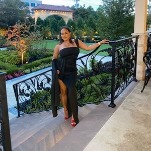 Elegant and sexy  black dress